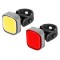 Set iluminat bicicleta fata-spate USB URZ3492 REBEL