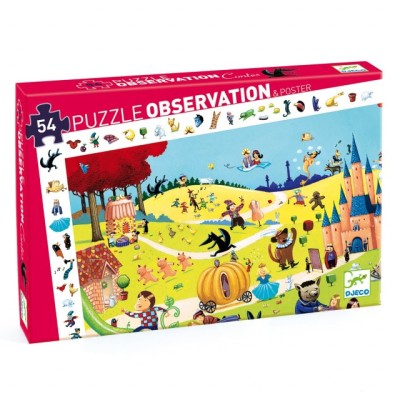 Puzzle observatie Povesti renumite, Djeco foto