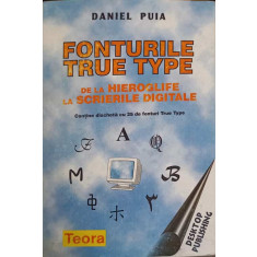 FONTURILE TRUE TYPE DE LA HIEROGLIFE LA SCRIERILE DIGITALE-DANIEL PUIA