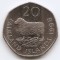 Falklands 20 pence 1998 - Elisabeta a II-a, Cupru-nichel, 21,95 mm, KM-17