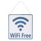 Tablă Metalică Decorativă, WiFi Free, 20x20cm