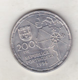 Bnk mnd Portugalia 200 escudos 1994 unc , Division of the World, Europa