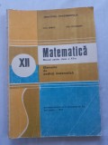 Manual matematica clasa a12a 1993