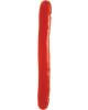 Dildo Dublu Rosu Seven Creations 30cm PVC Realist cu Vene pentru Stimulare Dubla