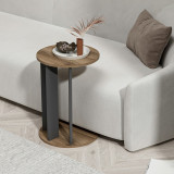 Masuta living, en.casa, Frederiksberg, 64x34cm, pal, nuc, antracit HausGarden Leisure, [en.casa]