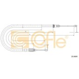 Cablu frana mana Renault Megane 1 Grandtour (Ka0/1) Cofle 106684, parte montare : stanga, spate