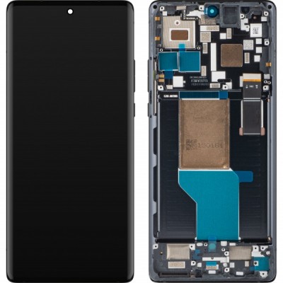 Display cu Touchscreen Motorola Edge 30 Ultra, cu Rama, Negru (Interstellar Black), Service Pack 5D68C21452 foto