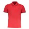 Tricou polo, cu mini logo, Regular fit, Rosu (Marime: 2XL)