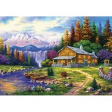 Puzzle 1000 piese - Sunset On The Mountains-Arturo Zarraga, Jad