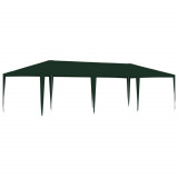 Cort de petrecere profesional, verde, 4 x 9 m, 90 g/m&sup2;, vidaXL