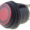 Switch ROCKER SPST 10A/24VDC LED roşu IP65 SCI R13-112-DC