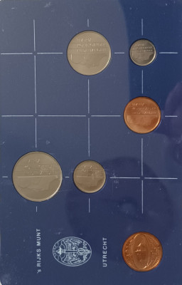 Set complet monede Olanda 1982 foto
