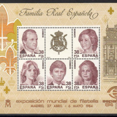 Spania 1984 - Expoziţia Internaţională de Filatelie ESPANA '84,Madrid,Colită,MNH