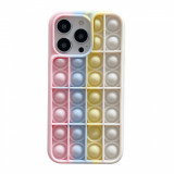 Husa de protectie Flippy Pop It compatibila cu Apple iPhone 13,Model 5,Multicolor