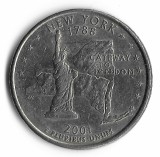 SUA quarter dollar 2001, NEW YORK 1788