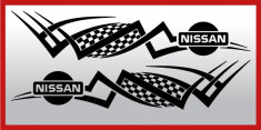 Set 2 buc. stickere portiere TRIBAL - NISSAN foto