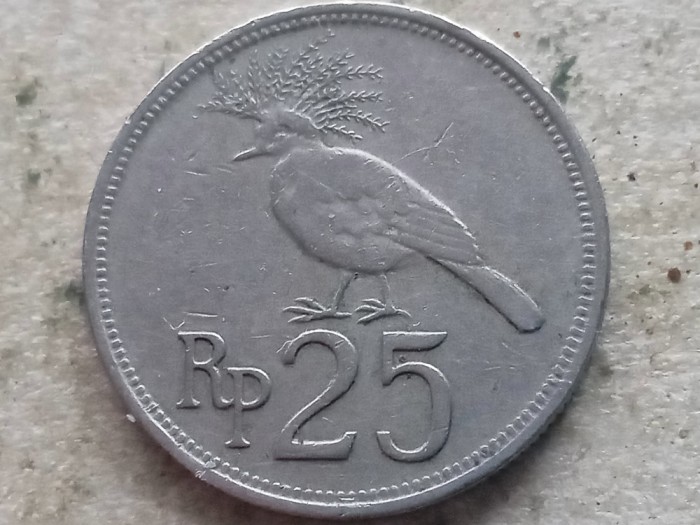 INDONESIA-25 RUPIAH 1971