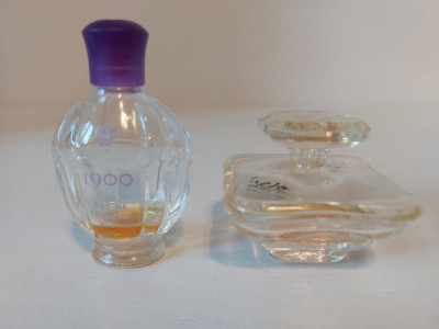 #Lot 2 sticlute vitage parfum: 1900 MCM Mode Creation Munich + Tresor Lancome foto