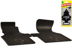 Set Covorase Auto Cauciuc Umbrella Pentru Volkswagen T4 (- 2003) , 2Pcs + Odorizant Auto Bradut Wunder-Baum Black Ice