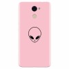 Husa silicon pentru Huawei Enjoy 7 Plus, Pink Alien