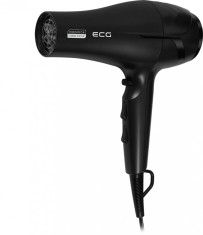 Uscator de par cu ionizare ECG Modifica Nera Grande+, 2200 W, 2 viteze, 3 niveluri de temperatura, difuzor, negru foto