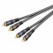 Cablu 2x RCA 3m OFC dublu ecranat Goobay