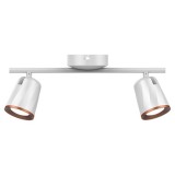 Lampa led montaj perete 2x6w 4000k alb neutru - alb