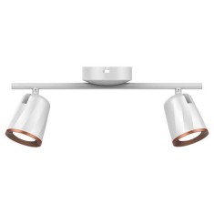 Lampa led montaj perete 2x6w 4000k alb neutru - alb