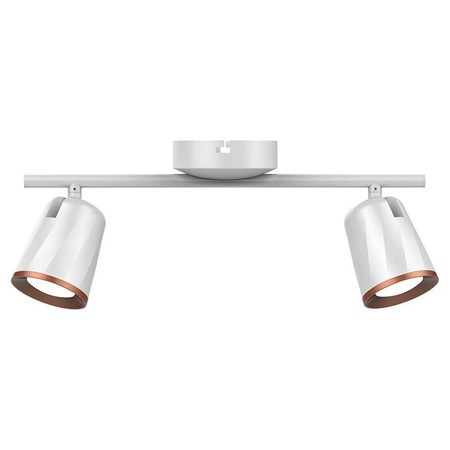 Lampa led montaj perete 2x6w 4000k alb neutru - alb