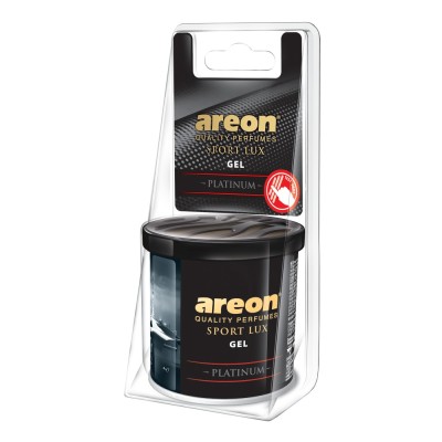 Odorizant auto gel, Areon Sport Lux, Platinum, conserva, 147 g foto