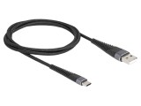 Cablu USB 2.0 A-C, 1m, 60W, Quick Charge 3.0, DELOCK