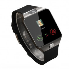 Resigilat Smartwatch Techstar® DZ09, 1.56inch LCD, Compatibil SIM, MicroSD, Camera Foto, Apelare, SMS, Pedometru, Monitorizare Somn