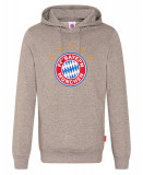 Bayern M&uuml;nchen hanorac de bărbați cu glugă Logo grey - XL