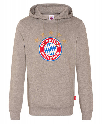 Bayern M&amp;uuml;nchen hanorac de bărbați cu glugă Logo grey - XL foto