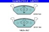 Placute Frana Ceramice ATE 13.0470-7111.2 Audi VW Skoda Seat Bora Golf Octavia Polo Fabia