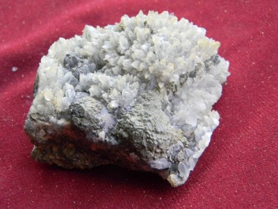 Specimen minerale - CUART SI CALCOPIRITA (XC2) foto