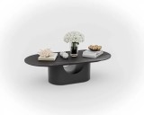 MASUTA CAFEA BERLIN MARMURA BLAT NEGRU 140x60x40cm