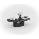 MASUTA CAFEA BERLIN MARMURA BLAT NEGRU 140x60x40cm