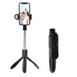 Selfie Stick Bluetooth Techsuit S01-S, Universal, Negru