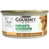 Cumpara ieftin Gourmet Nature&#039;s Creations, File Curcan si Spanac, 85 g