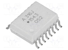 Optocuplor SMD BROADCOM 5kV SO16-W pentru controler IGBT foto