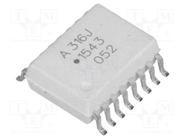 Optocuplor SMD BROADCOM 5kV SO16-W pentru controler IGBT