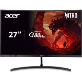 Monitor Gaming Acer Nitro ED273US3, ZeroFrame, 27, VA, QHD, 2560 x 1440, HDMI, DisplayPort, Curbat 1500R, Boxe, 180Hz, 1ms, Negru