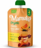 Piure Dovleac si Coacaze Bio Mamuko 4+ luni, 100g - Ecologic, Vegan, Fara Aditivi