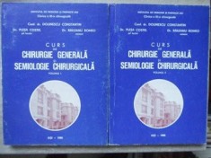 CURS DE CHIRURGIE GENERALA SI SEMIOLOGIE CHIRURGICALA VOL.1-2-DOLINESCU CONSTANTINE, PLESA COSTEL, RAILEANU ROME foto