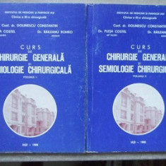 CURS DE CHIRURGIE GENERALA SI SEMIOLOGIE CHIRURGICALA VOL.1-2-DOLINESCU CONSTANTINE, PLESA COSTEL, RAILEANU ROME