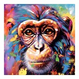 Cumpara ieftin Tablou canvas Maimuta Bano 80x3x80 cm