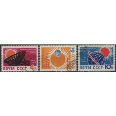 URSS 1964 - anul Soarelui linistit, serie stampilata
