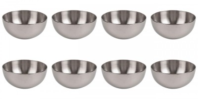 Set Boluri pentru Salata, 8 piese, 3.5 L, Metal, Argintiu foto