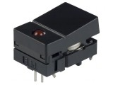Comutator Tastatură Neagră cu LED 24V 0.05A SPST-NO